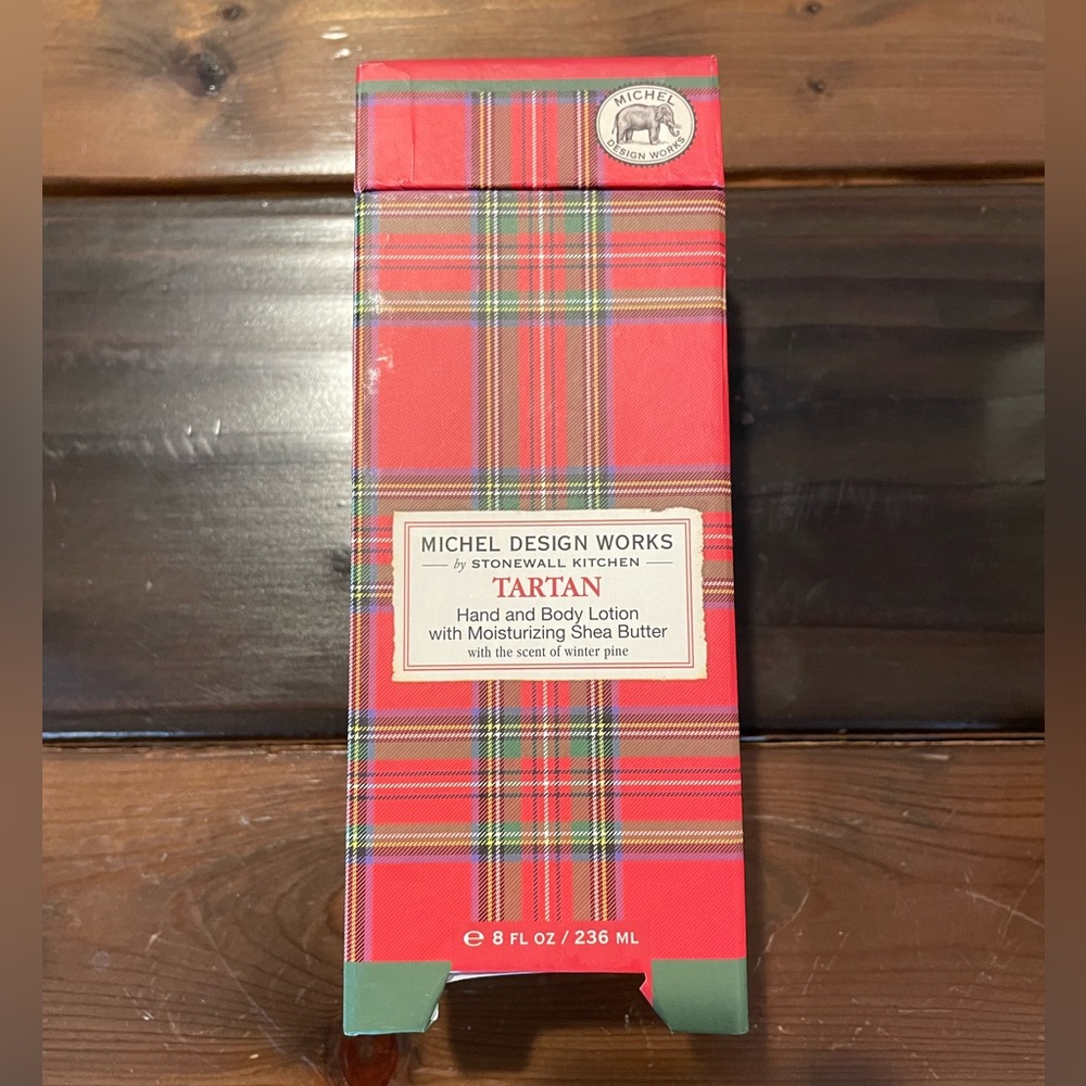 NEW Michel Design Works Tartan Hand and Body Lotion